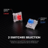 Fantech ATOM63 MK874V2 MIZU Wired Mechanical Keyboard SkyBlue / Navy – Taro Switch